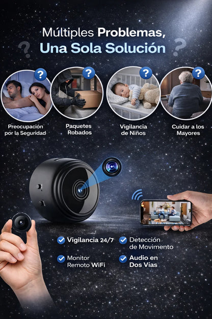 Cámara HD WiFi Inteligente: Control Total en Tiempo Real
